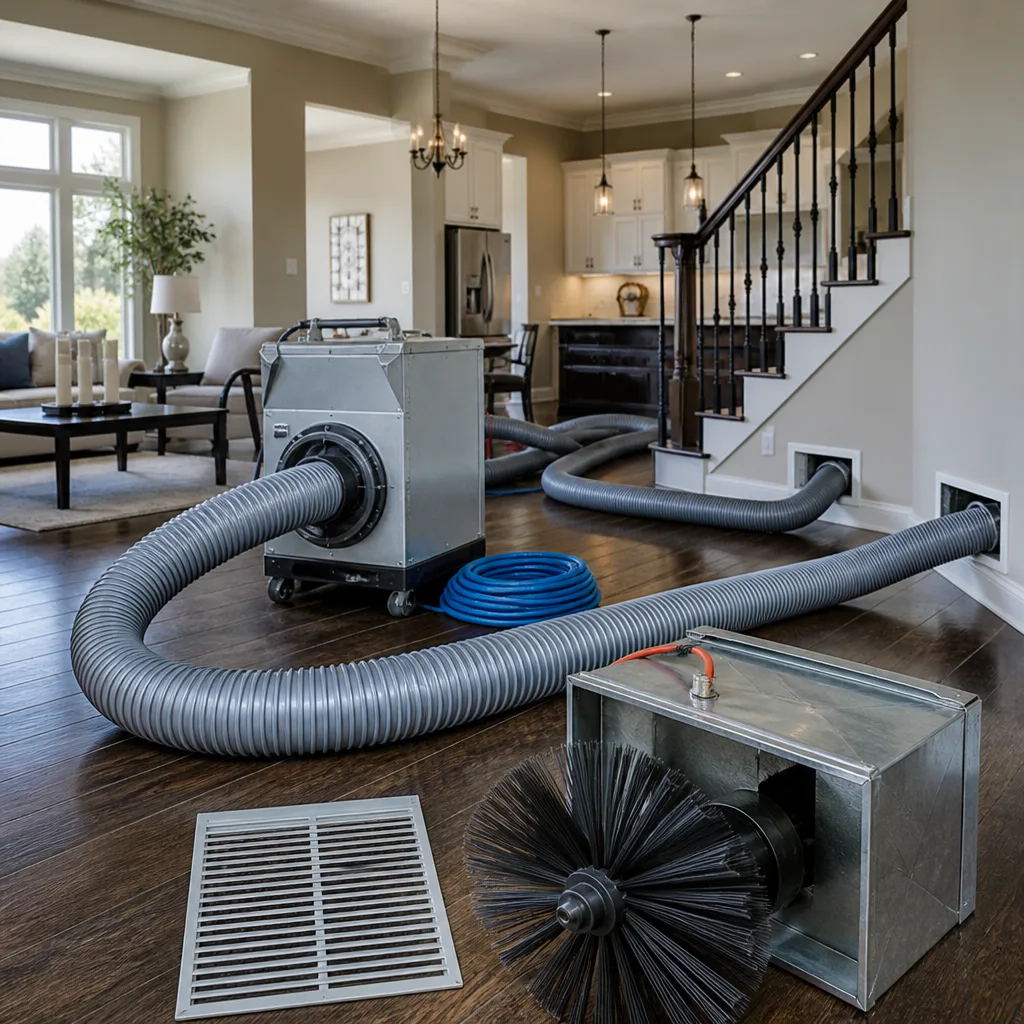 Whole-home duct cleaning